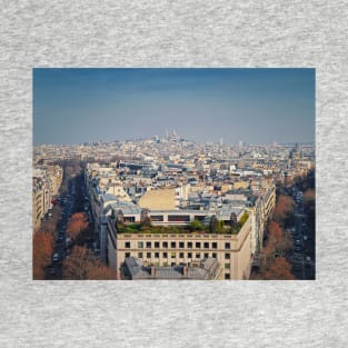 view to Sacre Coeur Basilica T-Shirt